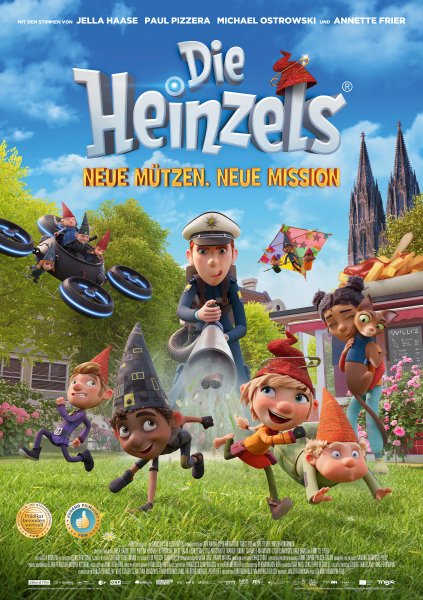 Filmposter von Die Heinzels - neue Mützen, neue Mission